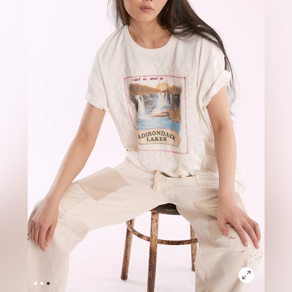 New Free People tee SMALL - Picture 1 of 7